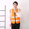 Transportation construction workers light refection strip vest