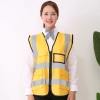 Transportation construction workers light refection strip vest Color Yellow
