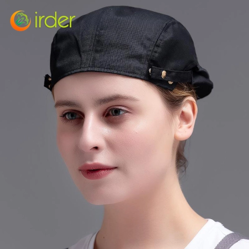 high quality 3 snap-fastener button beret hat waiter deal cap