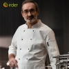 2022 Fashion Italy restaurant upgrade double breasted chef jacket coat chef uniform