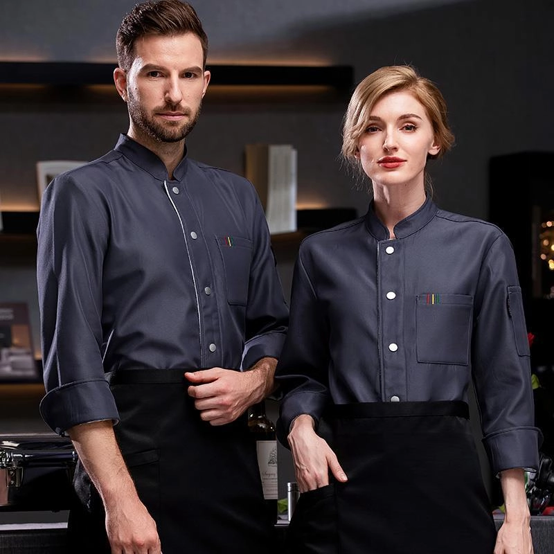 2023 Germany restaurant Bread store chef coat head chef jacket uniform