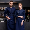 2023 restaurant staff Bread bakery Pastry chef coat jacket uniform front open double breasted