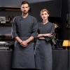 2023 restaurant staff Bread bakery Pastry chef coat jacket uniform front open double breasted